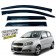 Дефлектори вікон Chevrolet Aveo T250 2006-2012 4D накладні (DEFL) Q2